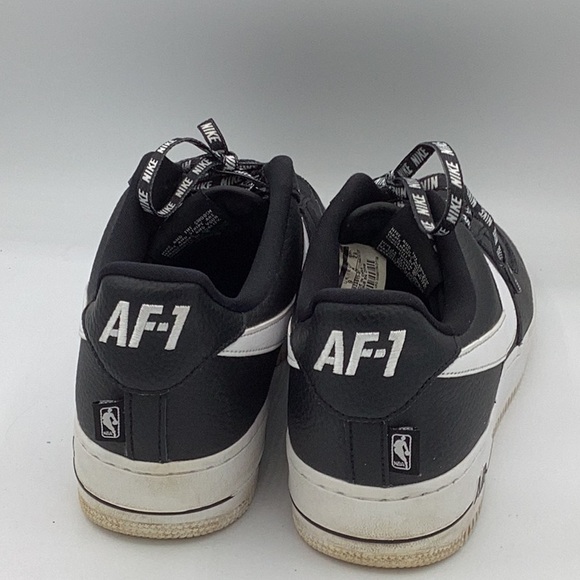 Men’s Nike AF-1 Low NBA Blk/White Sneaker Size 10 M - Picture 3 of 7